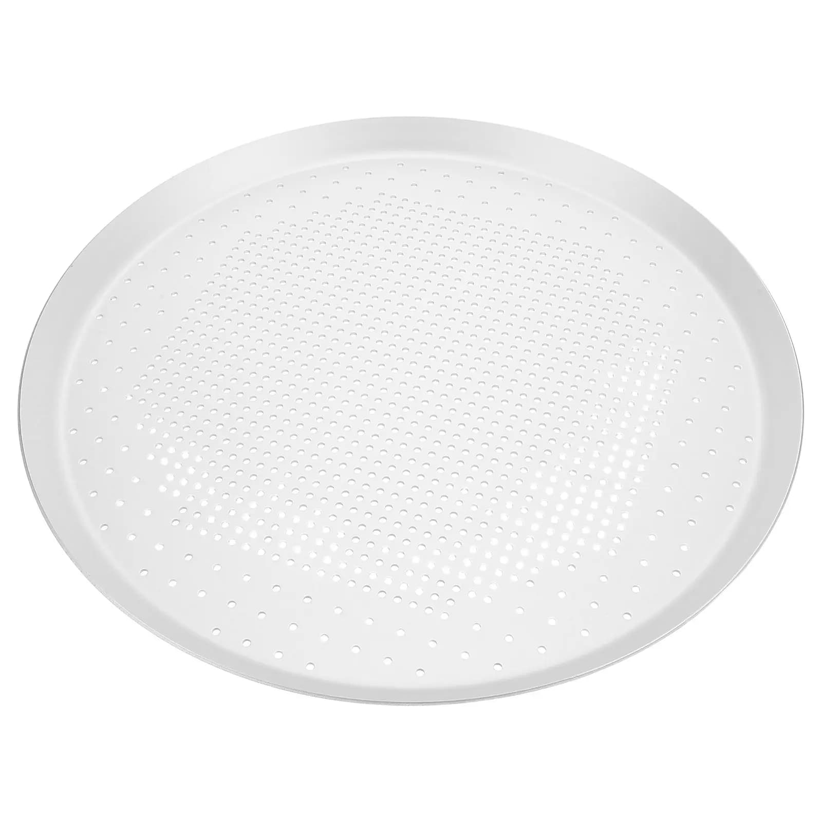 Aluminum Alloy Round Nonstick Perforated Pizza Pan 10Inch Oven Grill Baking Tray Crisp Airflow Pizza Baking Tool Kitchen