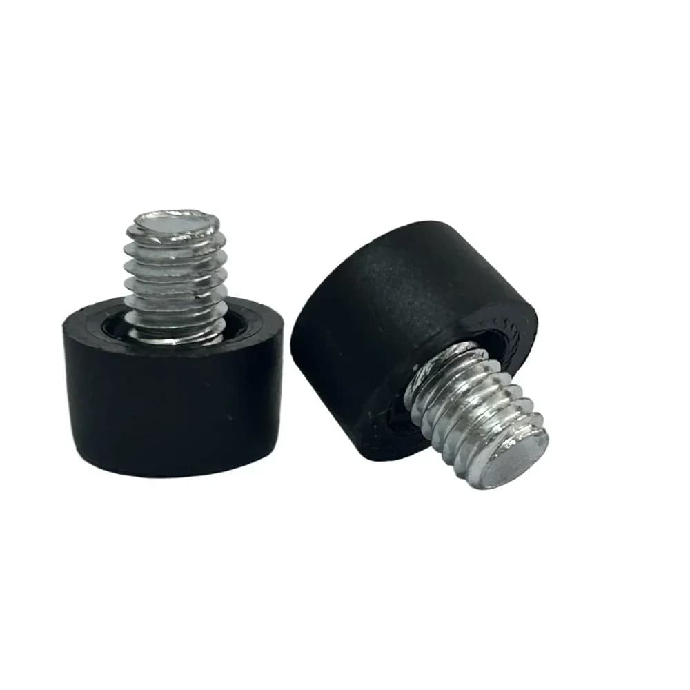 M6 diametro 12mm piedini di supporto regolabili in plastica, piedini di supporto livellanti per mobili in plastica, gambe del tavolo, gambe dell'armadio, ripiani