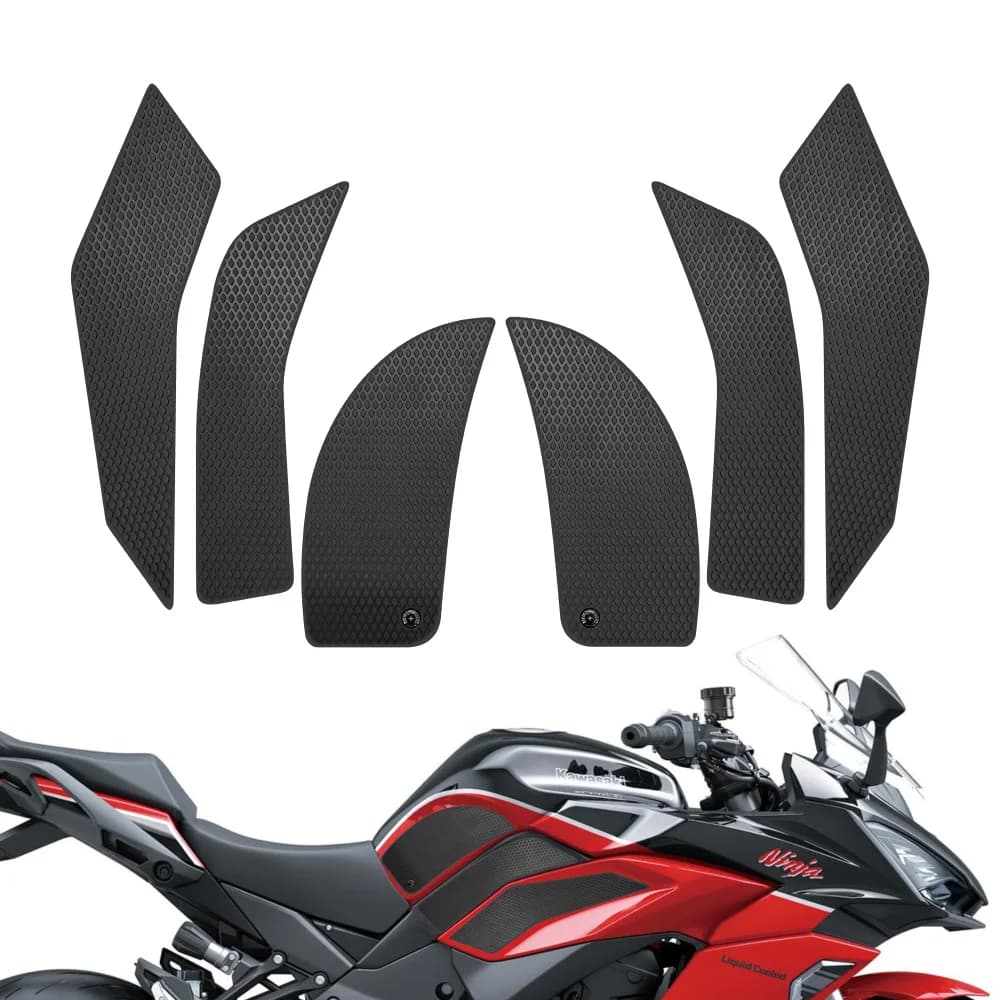 Moto Serbatoio Trazione Pad Anti Slip Adesivo Gas Ginocchio Grip Protector Per Kawasaki Ninja1000SX Ninja1100SX SE dal 2020 al 2025 2026