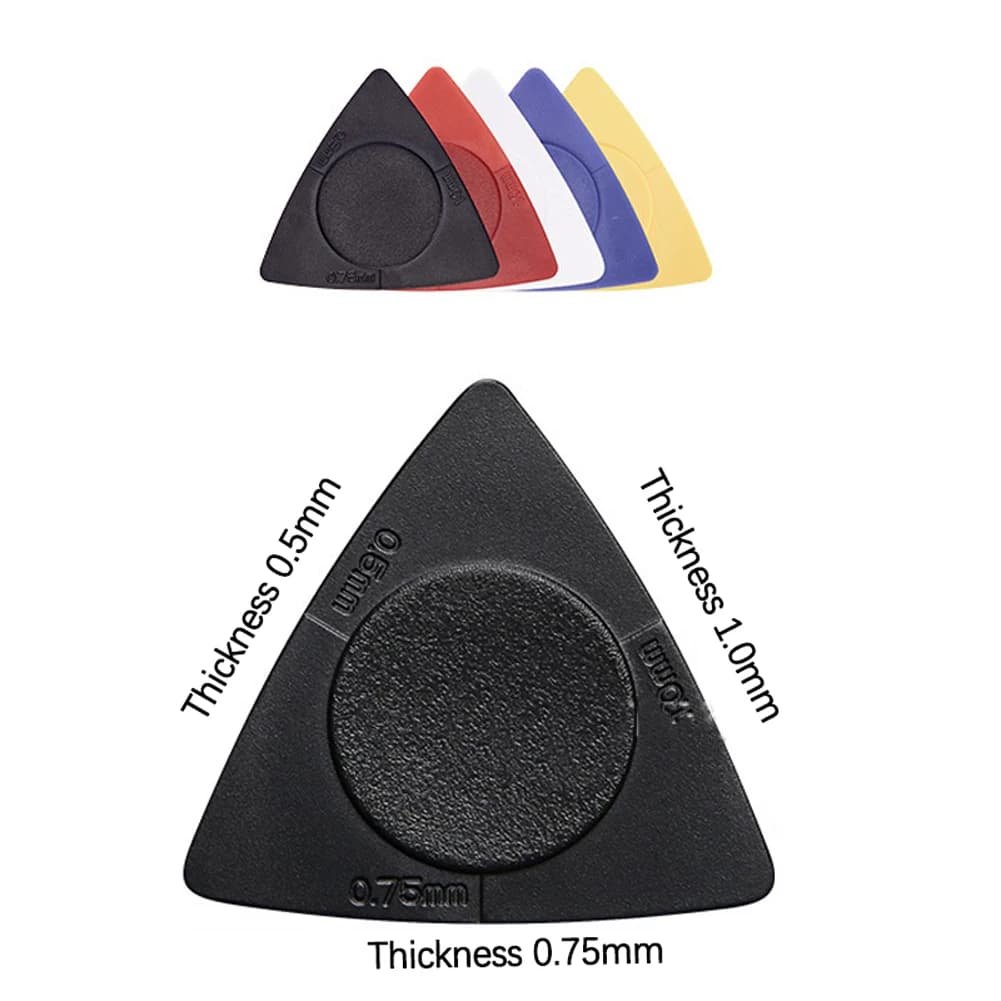 Plettri per Chitarra Multi-spessore, Accessori per Chitarra, Accessori per Strumenti Musicali, Plettri da 0.5/0.75/1.0mm