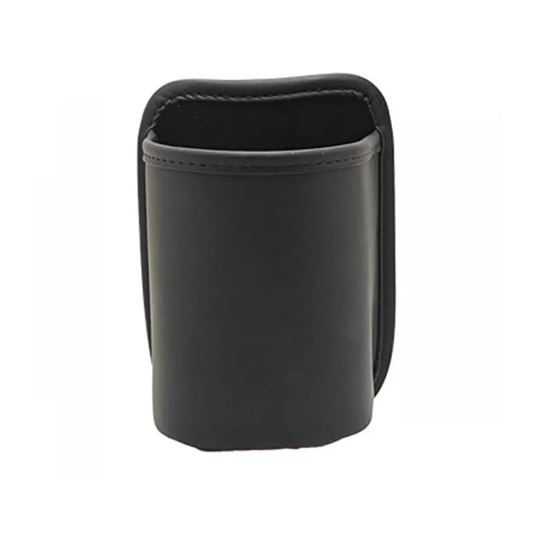 Back Clip Design Reinforced PU Leather Car Seat Back Cup Holder, Water Cup Box Drink Organizer Pocket for Car Door Console