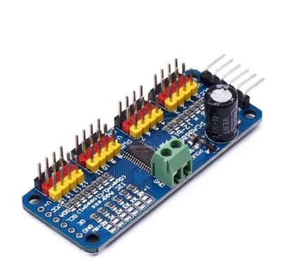 PCA9685PW Interfaccia PWM/Servo Driver-I2C a 16 canali a 12 bit Modulo PCA9685 Modulo scudo Raspberry pi servo scudo