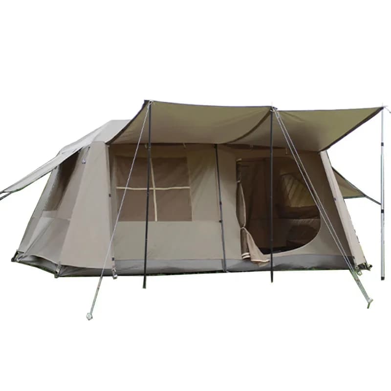 Tents Camping Easy Setup Outdoor Thickened Equipment Tent Portable Picnic Waterproof Camping Family Yurt Camping Tent