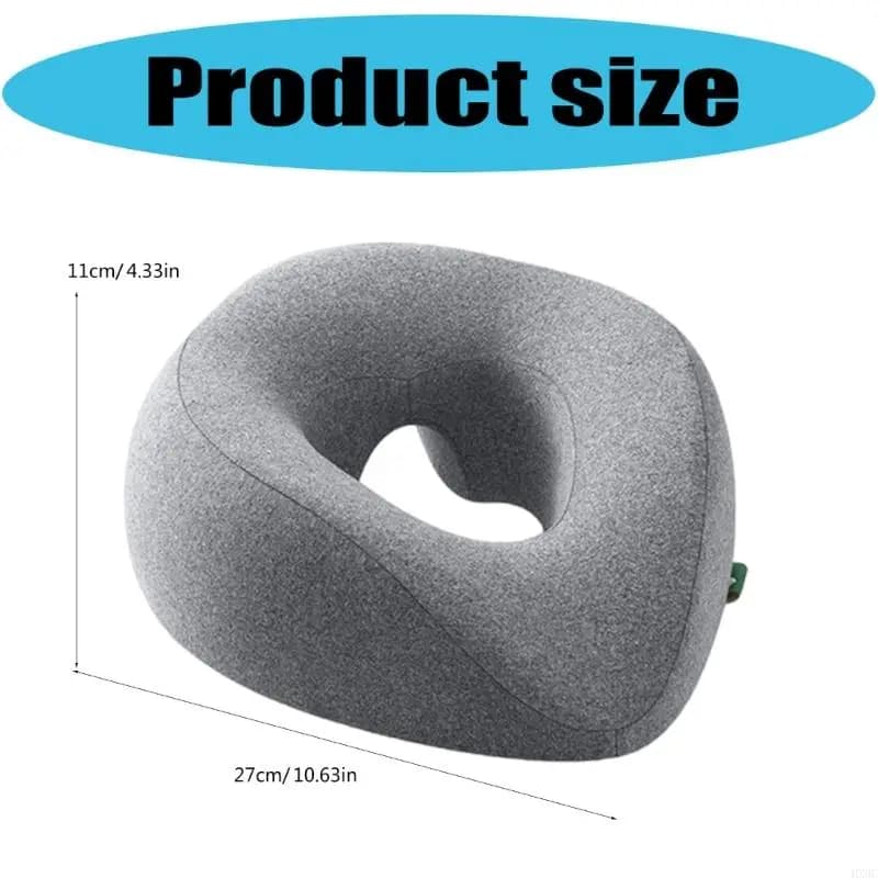 Comodo cuscino supporto per il viso con nucleo in memory foam e fodera staccabile in policotone HX6C