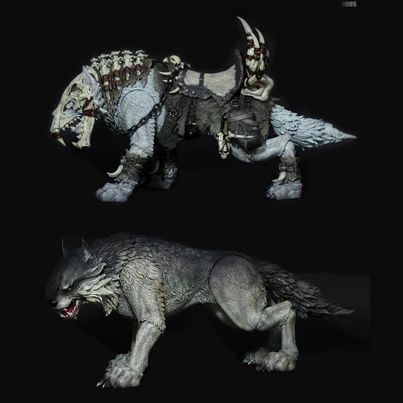 37cm 1/12 soldier giant wolf mount mobile wolf per 7 "Action Figure body toy collection