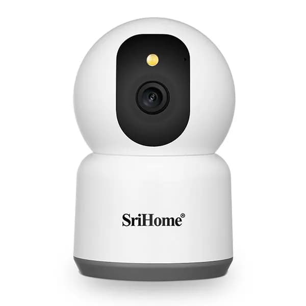Srihome SH038 Telecamera IP Wifi HD 4.0MP 360 ° Telecamera CCTV di videosorveglianza a colori notturna per baby monitor da interno con vista remota mobile