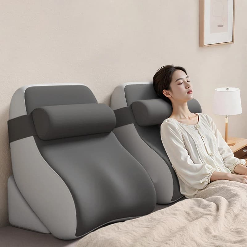 Cuscino di Supporto Lombare e Cervicale, Grande Cuscino Semi-Reclinabile da Letto, Cuscino Speciale per Donne in Gravidanza, Morbido Cuscino per Divano, Regalo