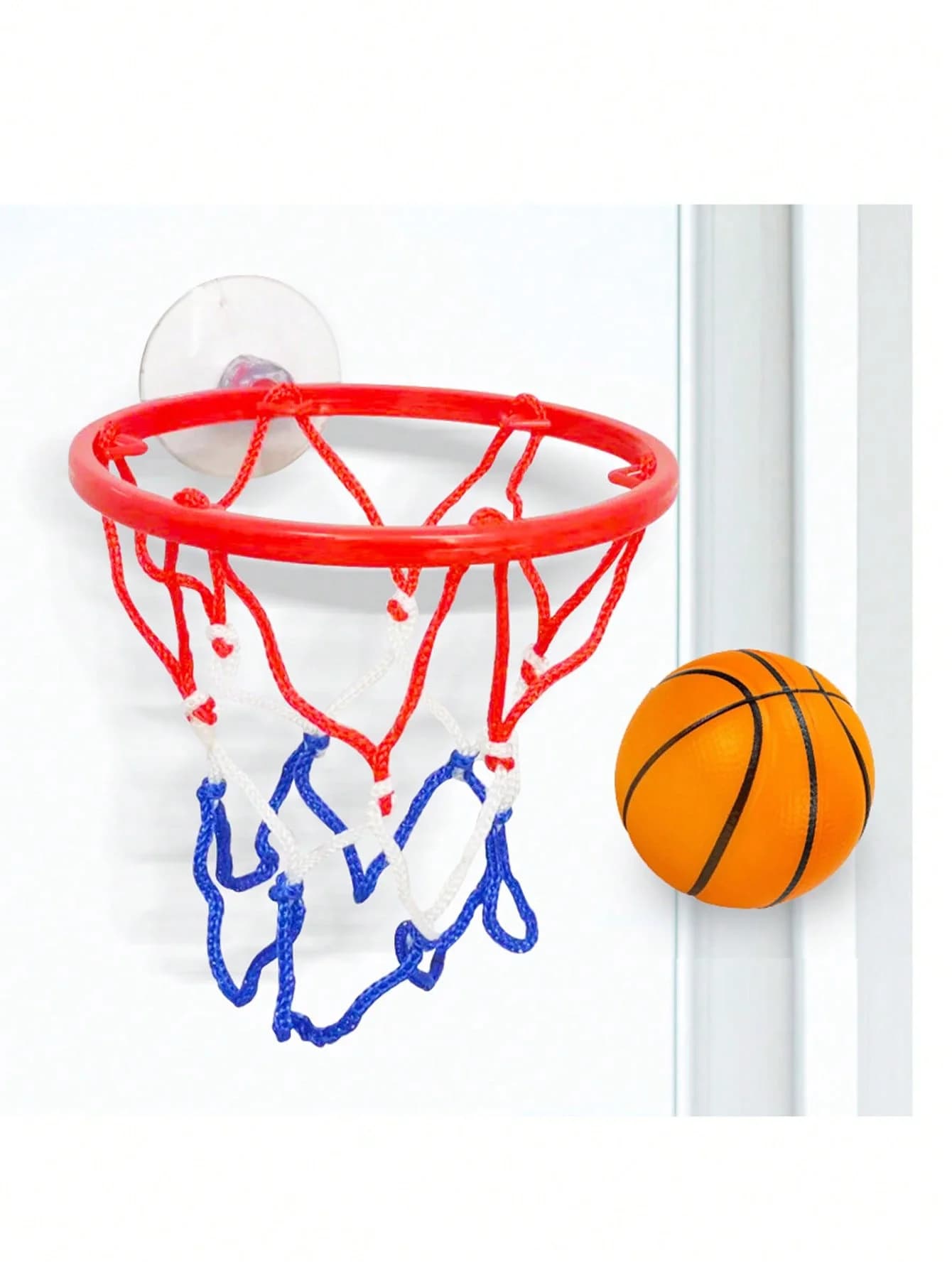 Piccolo set da basket Polso coordinato Palla elastica in gomma solida Giocattolo da gioco da tavolo per esercizi per bambini