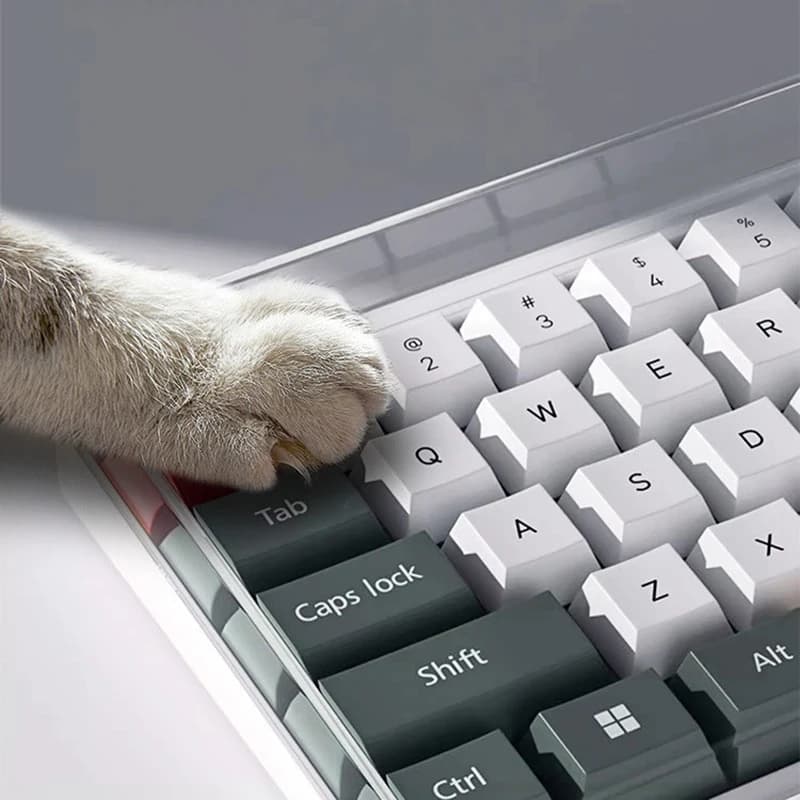 ★▲78/108 Keys Acrylic Transparent Dust-Proof Keyboard Case Mechanical Keyboard Dust Cover For E-Sports Computer Gamer