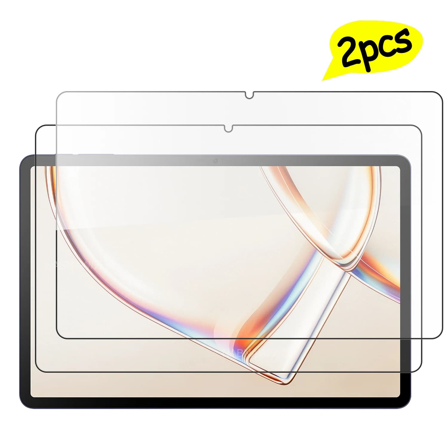 For TCL Tab A1 Full HD Tempered Glass Screen Protector On Tcl Tab A1 NXTPAPER 11" Scratch-Proof Film Free Bubble Cover 2-Pack