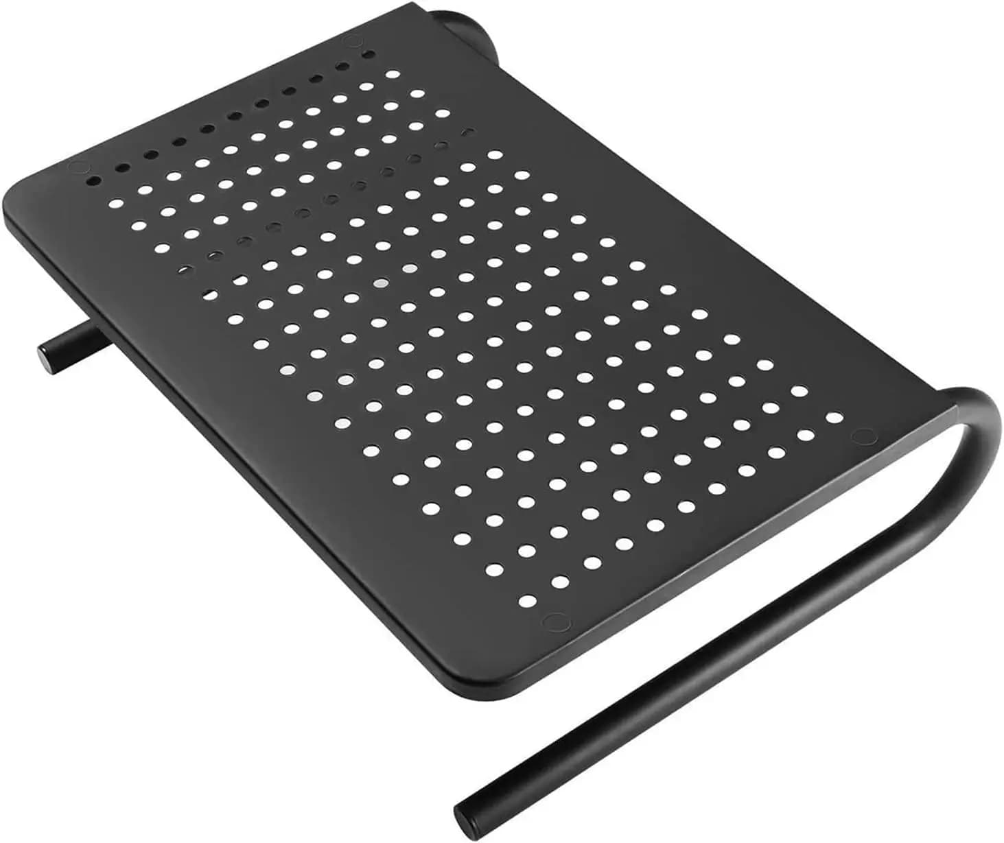 Support for Metal Monitor Ventilated with 4 Inch Storage Vanus, Suitable for Laptops, Printers and Flat Screens