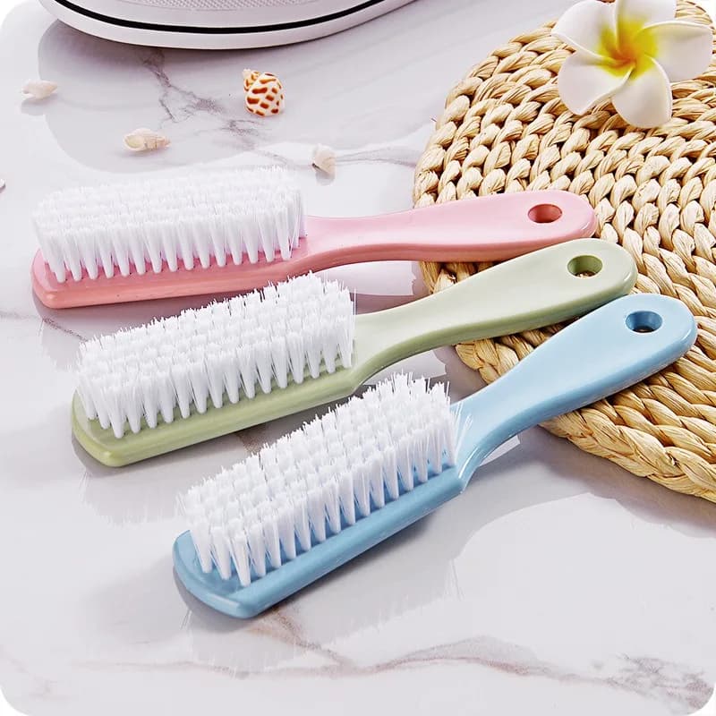 Plastic Brush, Soft Bristled Shoe Eraser, Multifunctional Bathroom Floor Brush, Clothes Cleaning Brush, Collar Washing Brush 1PC