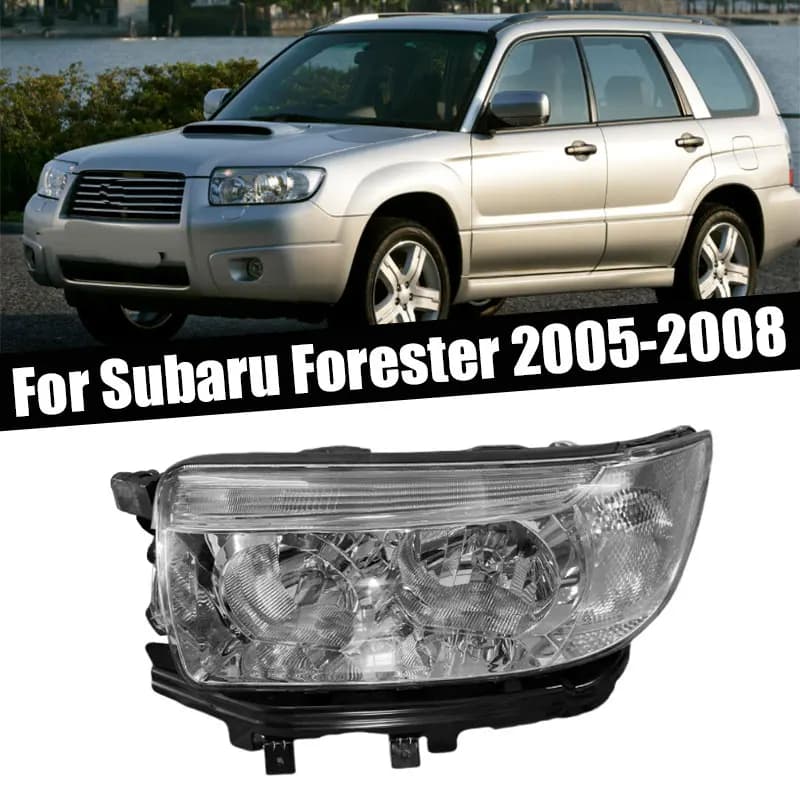 Per Subaru Forester 2005-2008 Auto Alogeno Paraurti Anteriore Faro Luce di Guida Lampada di Segnalazione Auto Testa Alloggiamento Della Luce Senza Lampadine