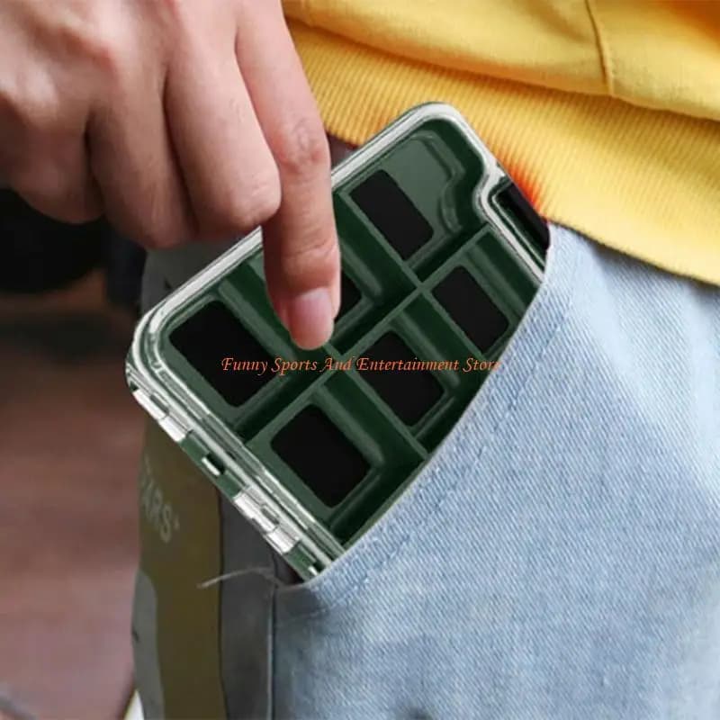 Scatola per esche C4DE Scatola da pesca magnetica Scatola per componenti multipli impermeabile resistenza