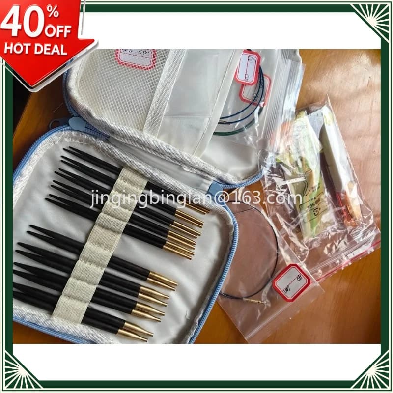 2026 New Detachable Circulation Needle Handmade Sweater Ring Needle DIY Stainless Steel Sandalwood Knitting Tool Set