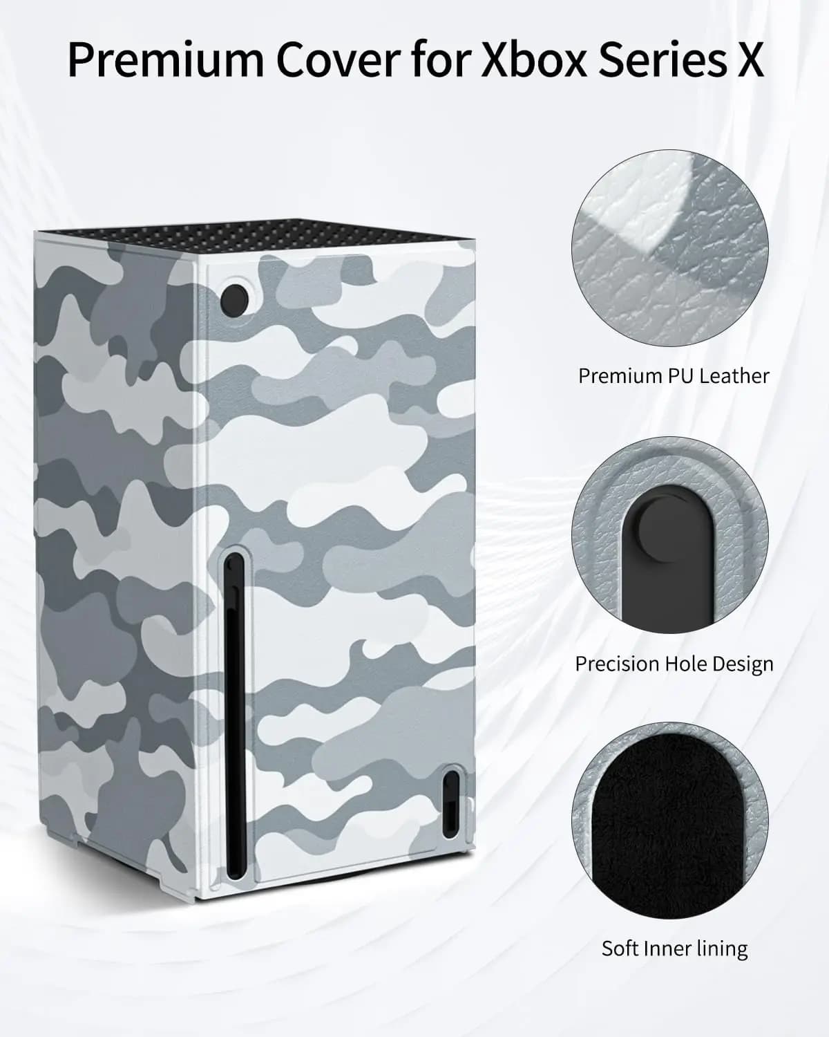 Aolion PU Set completo di decalcomanie per XBOX Series X/S Accessori Shell Copertura protettiva Piastra frontale rigida adatta