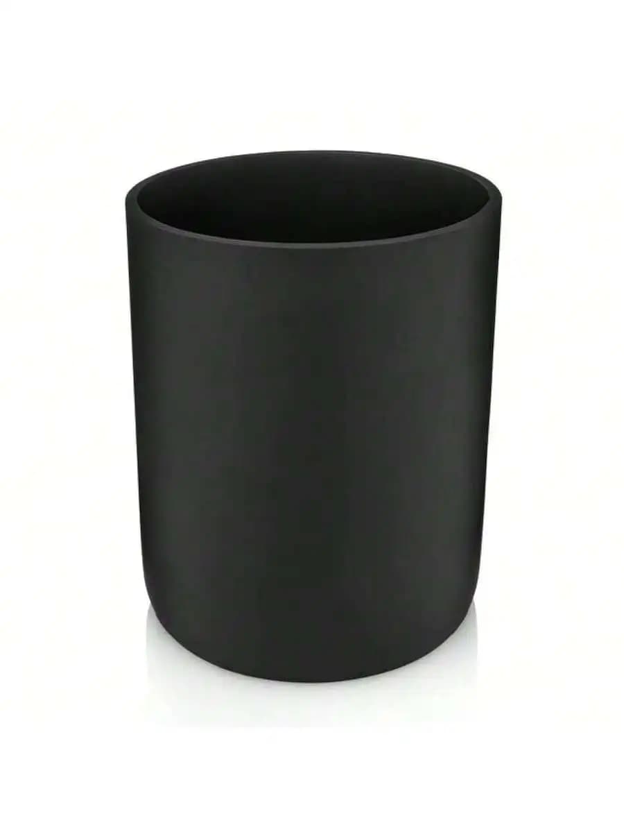 Matte Black Wastebasket Recycling Bin For Office Bathroom Bedroom 2.2 Gallon