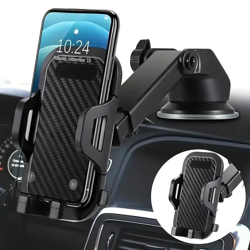 Brand New Car Phone Support, Universal Multifunctional Phone Support for Dashboard and Windscreen for All Smartphones