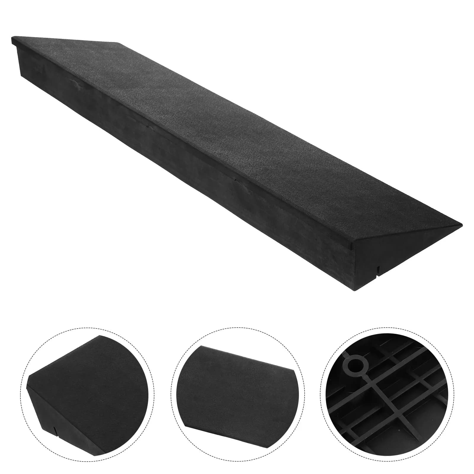 Portable Rubber Threshold Ramp for Sweeping Robot Vacuum Cleaners Indoor Entry Slope Pad Home Office Shop Hotel Ramp Mat