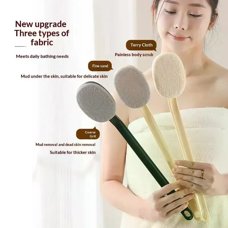 Exfoliating Long Handle Bath Brush Shower Back Scrubber Deep Clean For Home Use