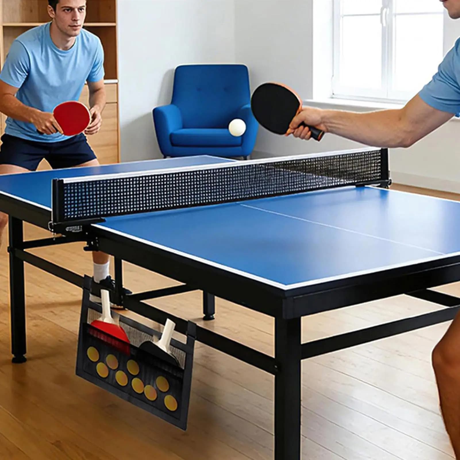 Contenitore per palline da ping pong, custodia resistente agli strappi, custodia in rete per palline da ping pong, per uomini, donne, ragazzi, ragazze, giovani