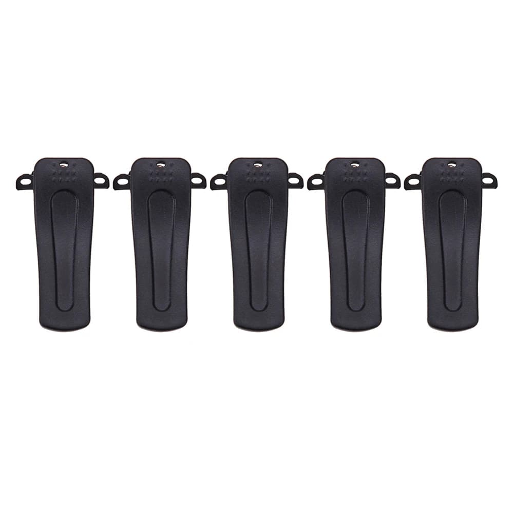 5pcs Clip da cintura pratico Walkie Talkie Clip da cintura posteriore accessori Radio a 2 vie per Baofeng BF-666S BF-777S BF-888S