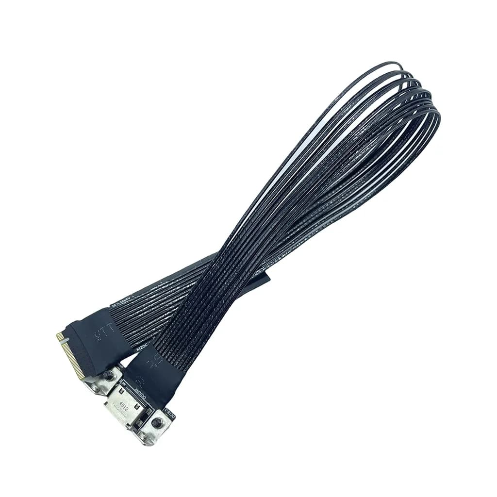 Chiave M.2 M Cavo adattatore da NVMe a OCuLink SFF8611 PCIe 4.0 X4 Gen4 DOCK-OC5 o OC6 Docking Station per scheda di espansione GPU SSD