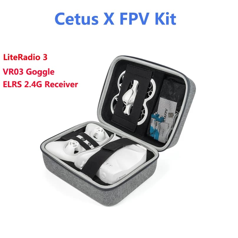 BETAFPV Cetus X FPV Kit 1S 800TVL Brushless FPV Drone LiteRadio 3 trasmettitore Radio VR03 FPV occhiali per FPV nuovo pilota principiante