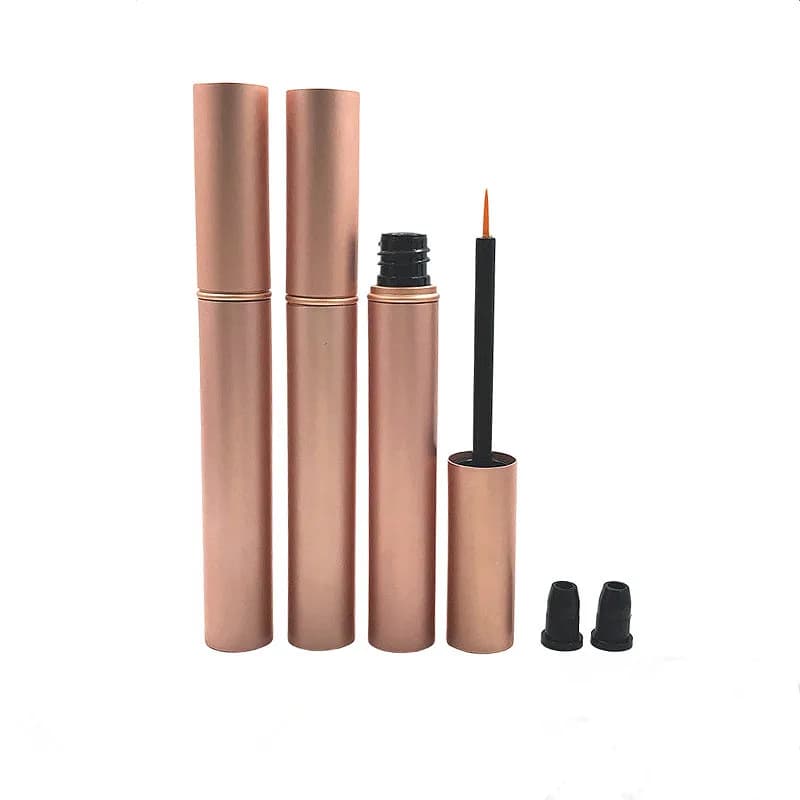10/30/50/100 pz Tubetti Vuoti in Alluminio Rosa da 4ml per Lucidalabbra, Eyeliner/Mascara, Liquido per la Crescita delle Ciglia, Contenitore per Trucco