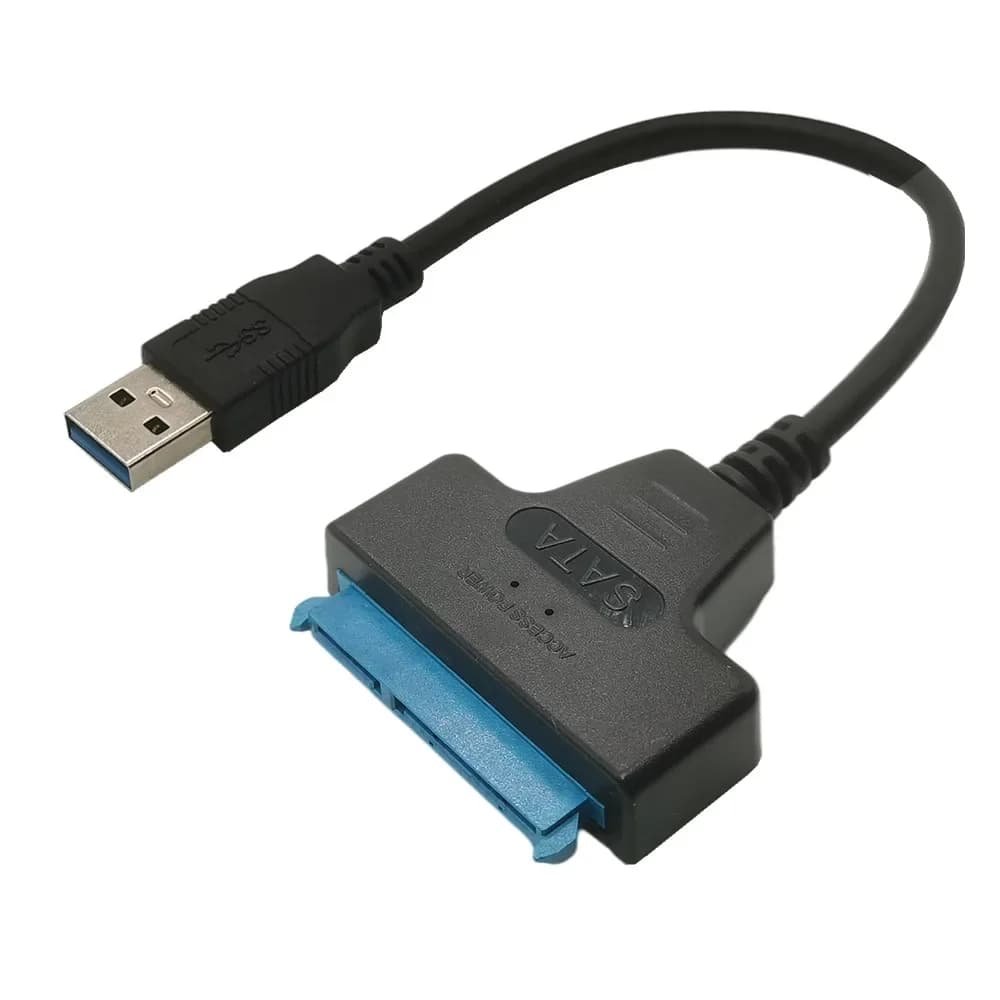 ATA 3 Cable Sata to USB Adapter 6Gbps for 2.5 Inches External SSD HDD Hard Drive 22 Pin Sata III Cable USB 3.0 Port connection