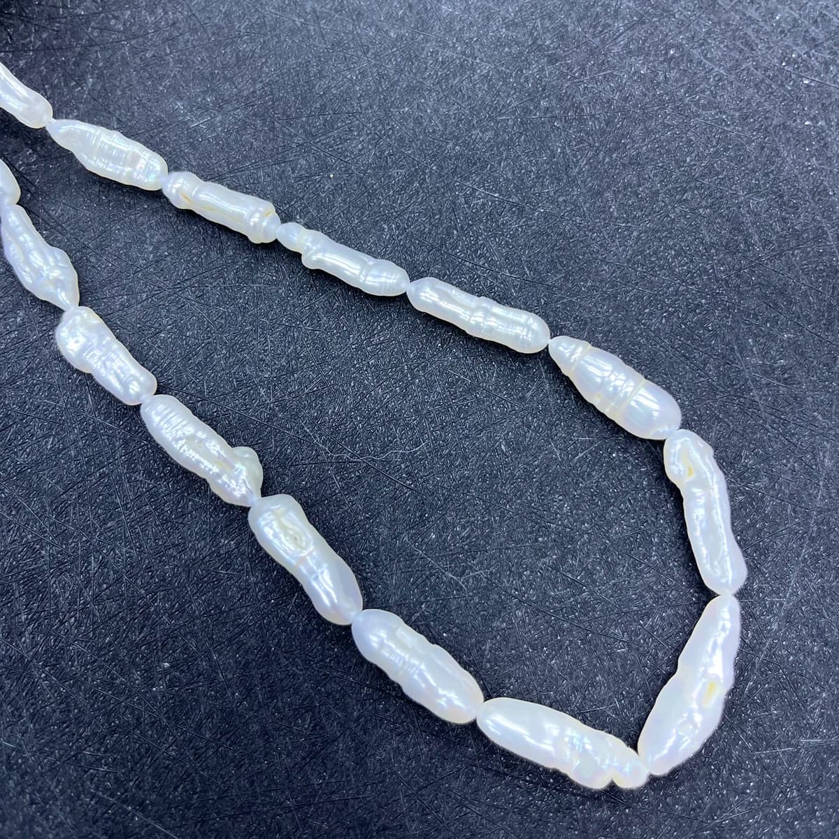 8x25mm AAAA naturale d'acqua dolce a forma di striscia lunga perla barocca gioielli fai da te collana braccialetto accessori regalo di nozze