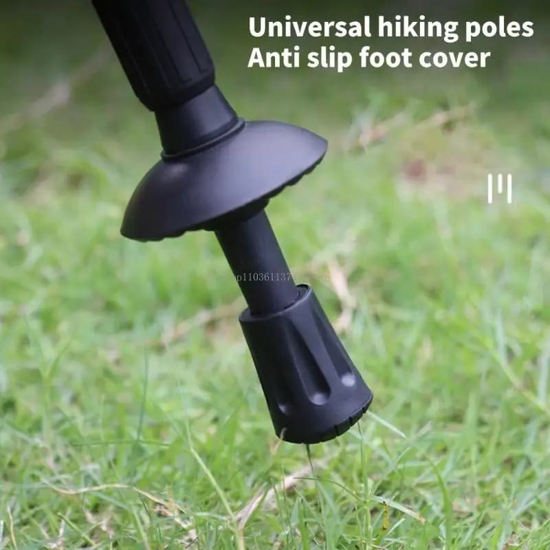 Confezione da 10 Tappi Universali per Bastoncini da Trekking, Protezioni in Gomma per Punte di Bastoni da Escursionismo, Ricambi