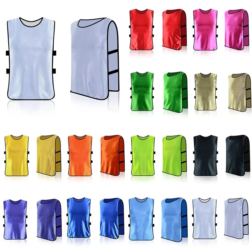 Maglia sportiva versatile della squadra Sport Training BIBS Gilet Basket Cricket Calcio Calcio Rugby Maglia Confortevole Asciugatura rapida