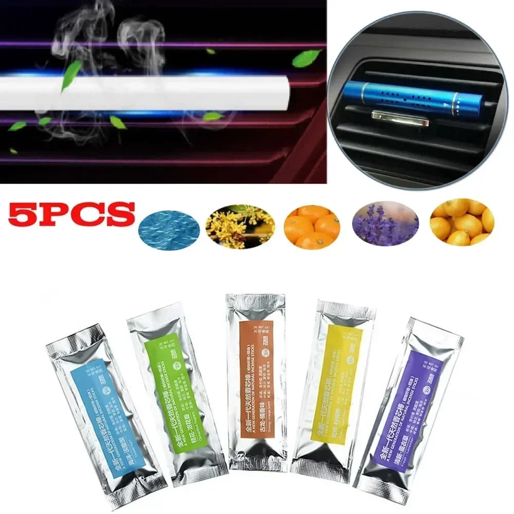 Ricariche per Deodorante Auto da Bocchetta dell'Aria - 5 Bastoncini Profumati di Ricambio per Auto (USA)