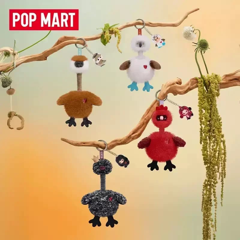POP MART Dear Birds Series Fragrance Pendant Blind Box Mystery Box Guess Bag Toys Doll Desktop Ornament Collection Anime Figure