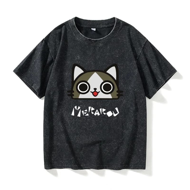 Casual Monster Chef T-Shirt Short Sleeve round Neck Men's Loose Fit Cotton Summer Leisure Clothing EQY Brand