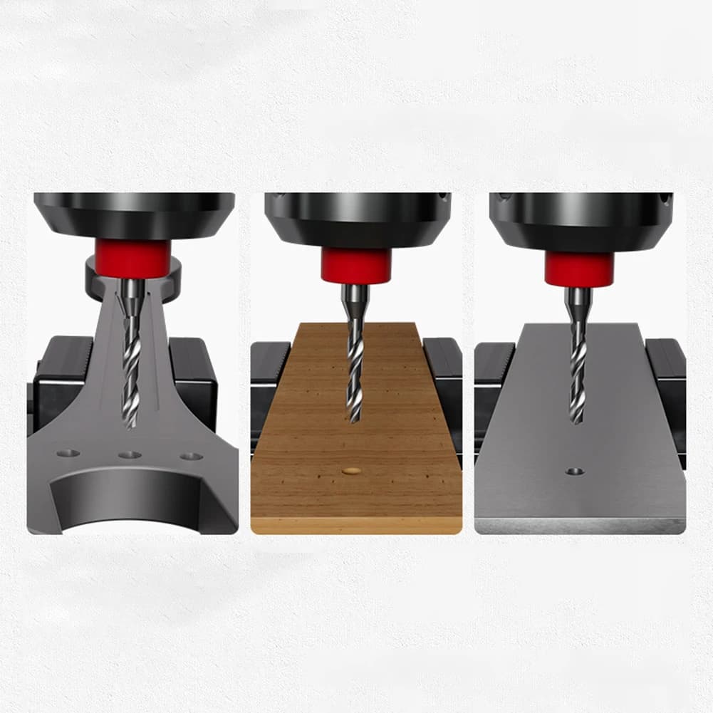Carbide PCB Drill Bit Set 10PCS for Metal and Circuit Board Processing with 12mm Cutting Length and Enhanced Drill Bit Strength