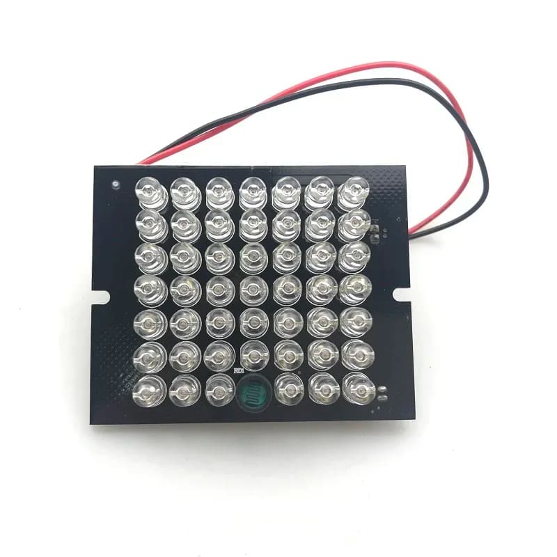 1 Pezzo Luce di Riempimento IR a Infrarossi 940nm 48 LED per Visione Notturna Senza Bagliore per Telecamera di Sicurezza