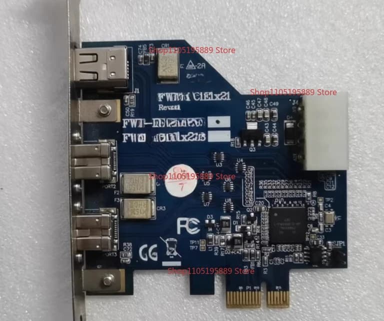 Scheda di acquisizione industriale 800M per telecamera di visione IOI FWB-PCIE1X21A 1394B per Taiwan