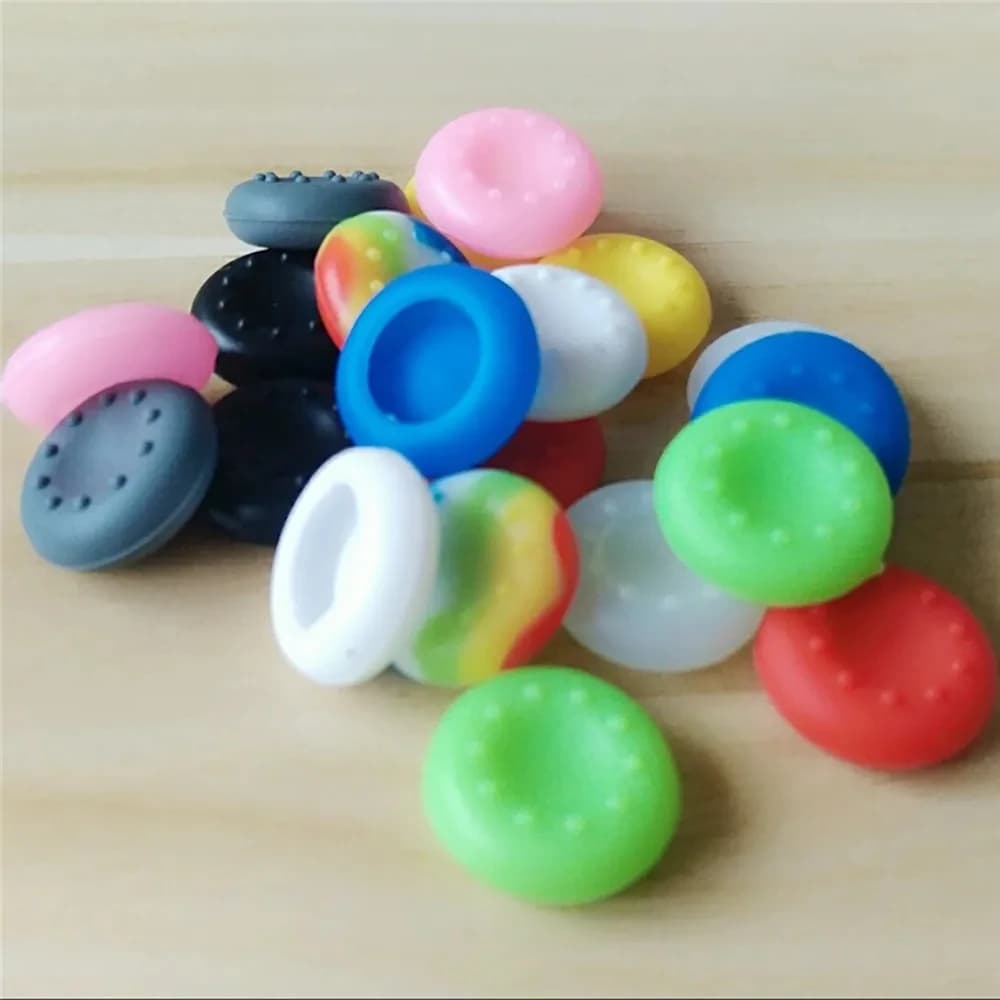 1000PCS Thumb Stick Grips Caps Per P-S4 Pro Sottile Silicone Analogico Thumbstick Grips Copertura Per X-box Accessori