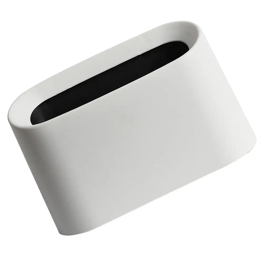 Mini Cestino da Scrivania Compatto, Piccolo Contenitore per Rifiuti per Ufficio, Camera da Letto, Soggiorno, Cestino Portatile da Scrivania con Coperchio