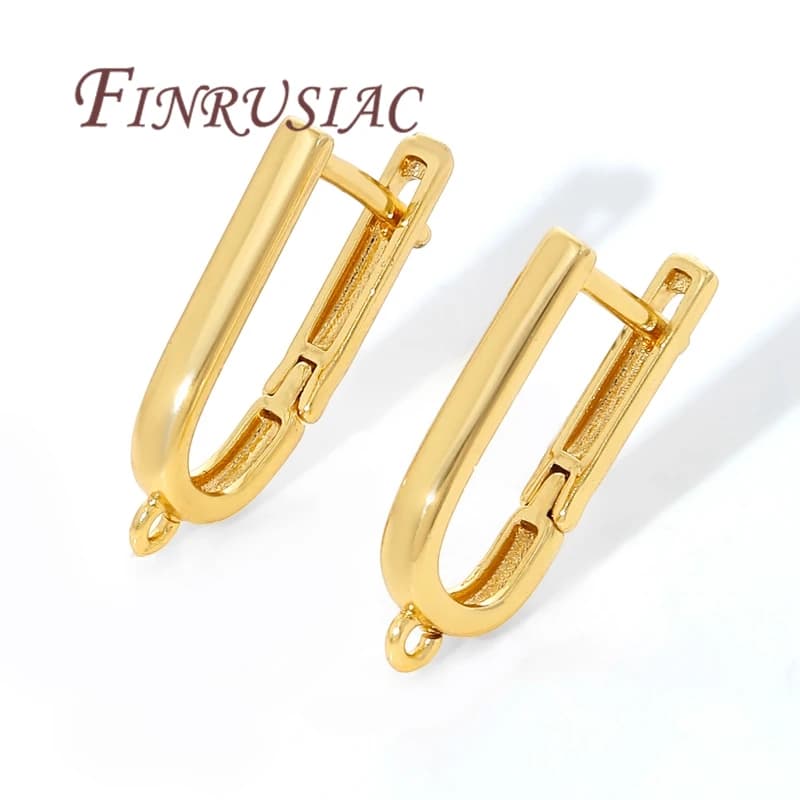 18K gold plated French Earring Hooks, Shvenzy Earrings Accessories, Earrings Accessories, DIY Jewelry Accessories