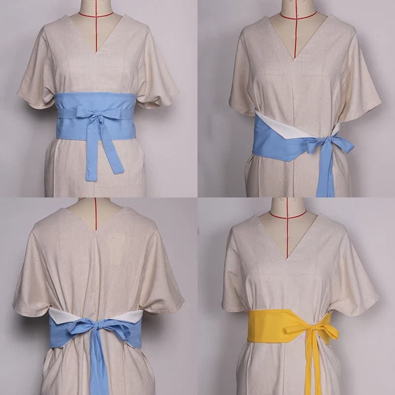 Japanese Style Kimono Waistband Literary Retro Chinese Traditional Hanfu Dress Belt Woman Haori Obi Yukata Robe Corset