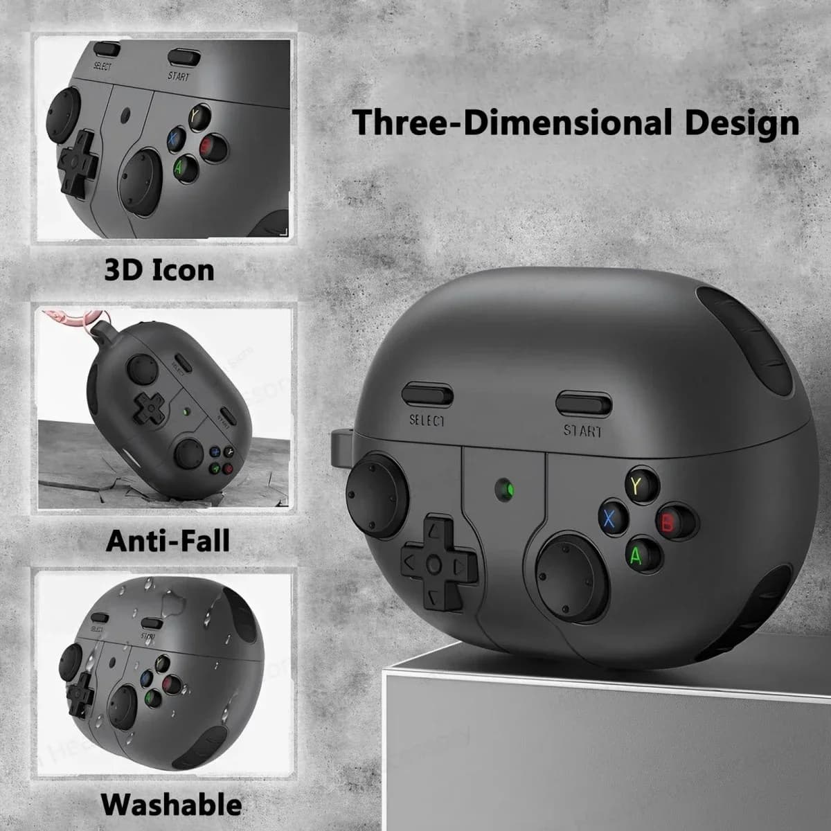 Custodia per auricolari wireless per Huawei Freebuds 5i 6i Generation Custodie Design per console di gioco 3D Custodia protettiva in silicone morbido