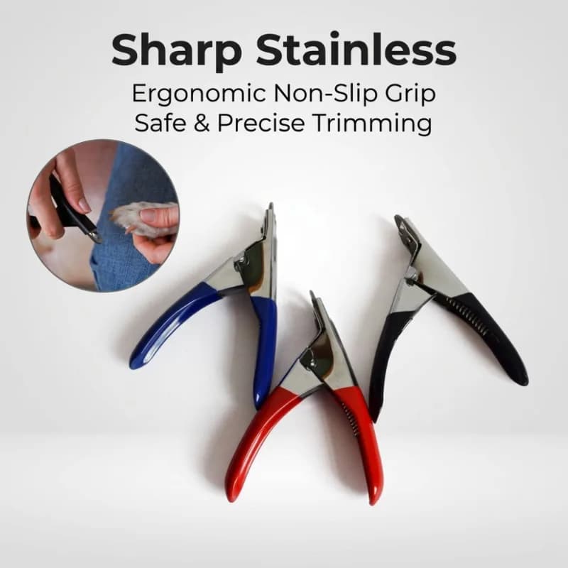 Stainless Steel Pet Nail Clipper,Scissor Cutter, Grooming Tool for Small and Medium Dogs and Cats, Guillotine Nail Clipper