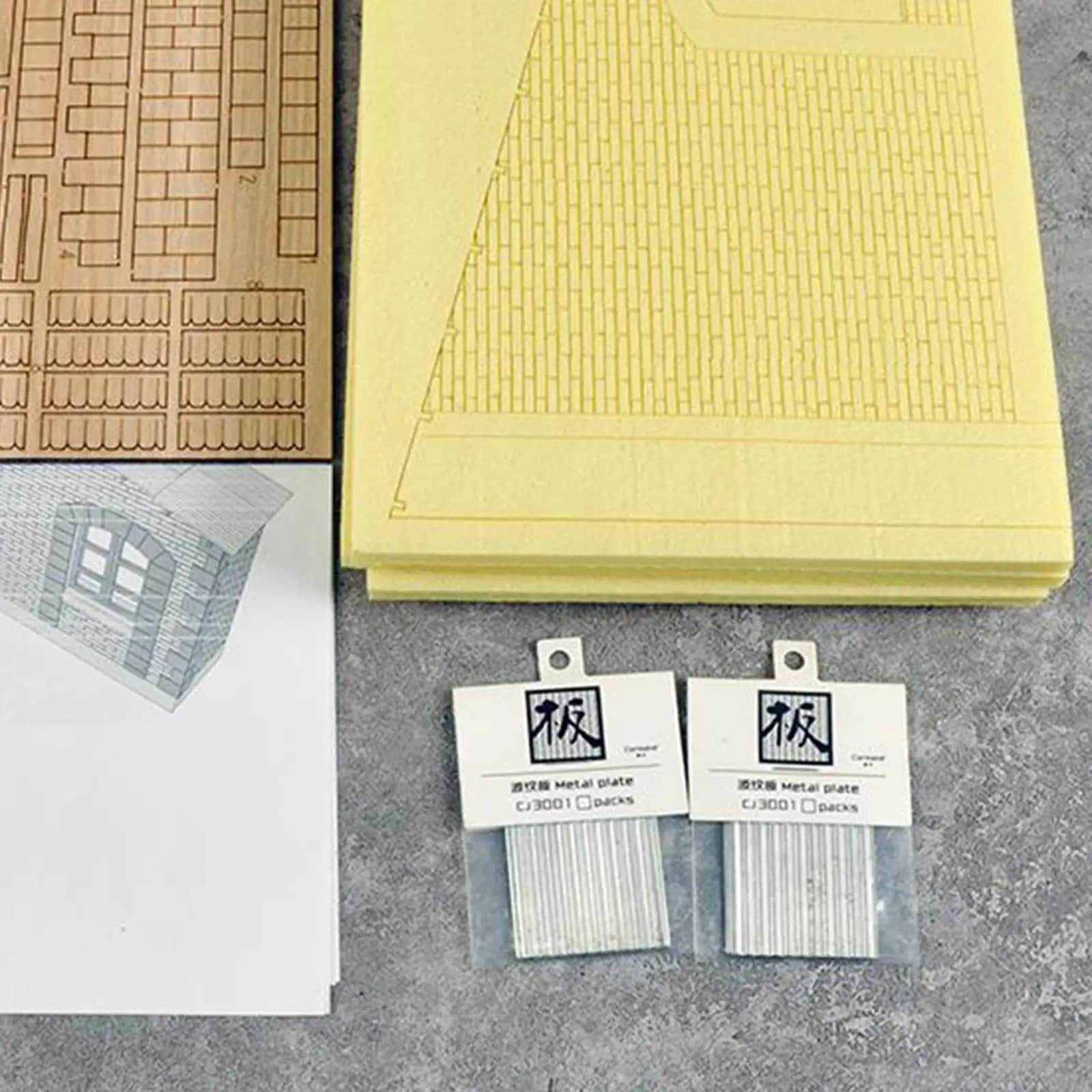 Kit di Puzzle Fai-da-Te per Modellismo, Architettura Europea in Scala 1:35, Diorama di Guerra