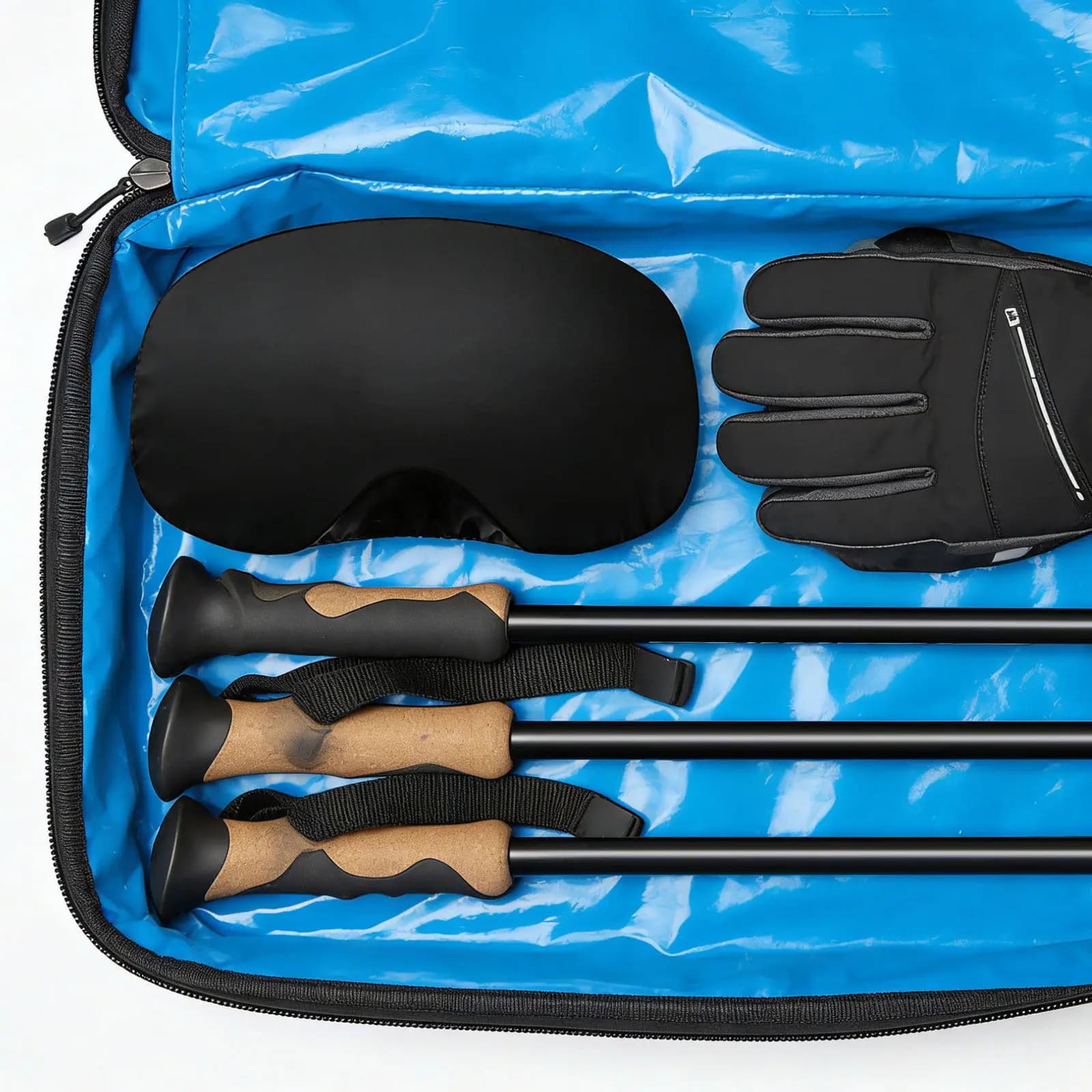 Set di 4 Coperture per Occhiali da Sci, Custodie Protettive Carine ed Eleganti per Lenti di Occhiali da Sci e Snowboard, Protezione da Polvere e Graffi