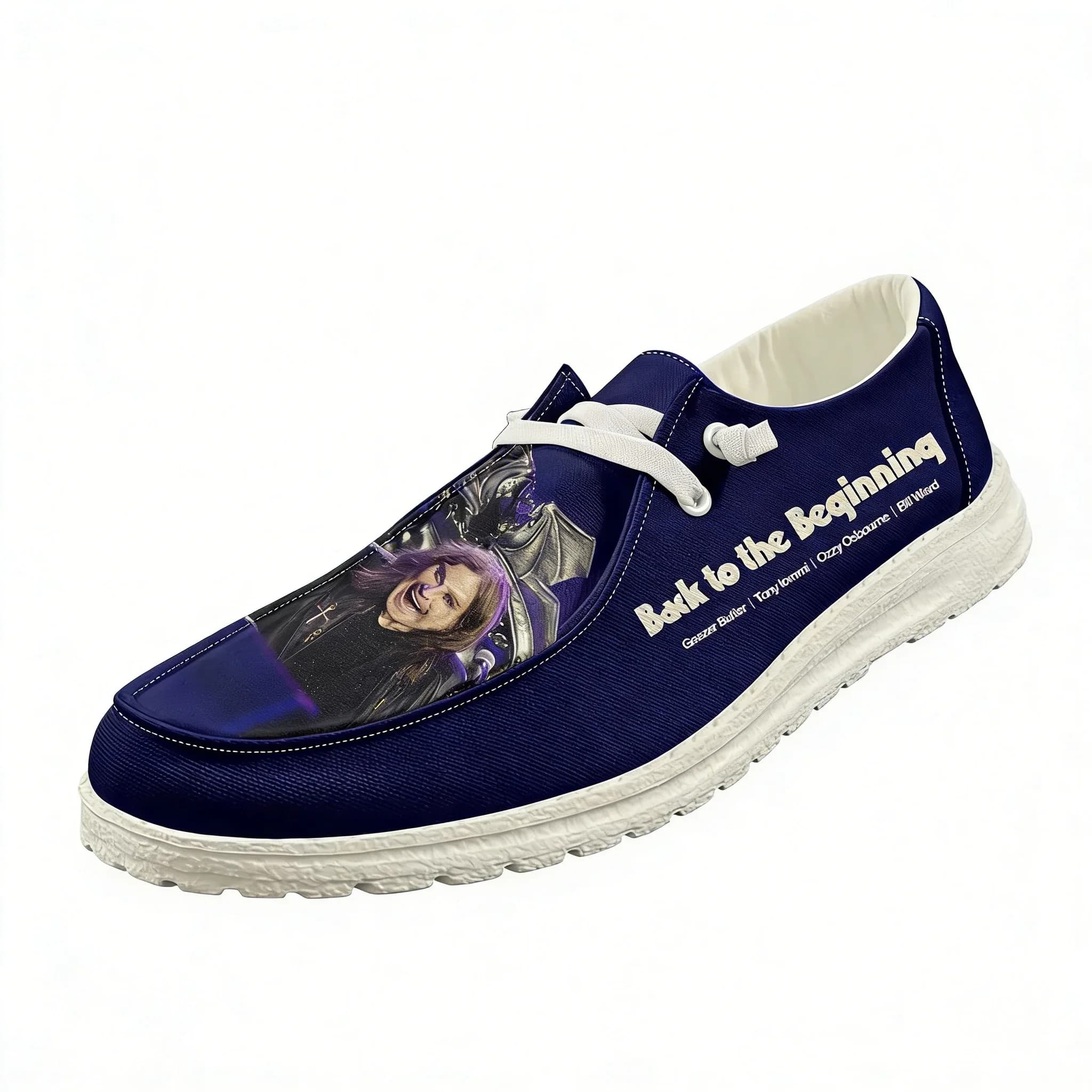 Ozzy Osbourne 1948-2025 Men's Moccasins Men's Boy Shoes Casual Return to Comincio Footwear Custom Flats Fashion Bianche