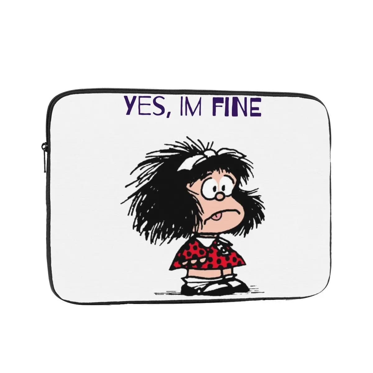 Custodia per laptop Harajuku stampata Mafalda o Quiero Cafe per MacBook Custodia per notebook Custodia antiurto per computer
