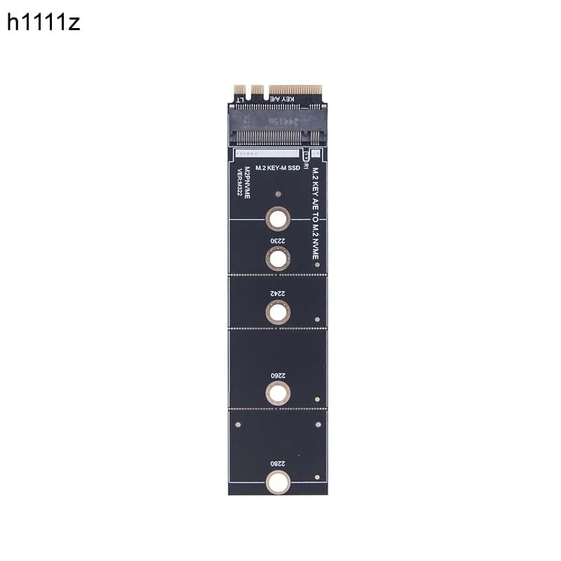 Adattatore M2 Key A + E a M2 NVME Converti scheda Riser M.2 Interfaccia Wifi Scheda di espansione chiave A/E a M per SSD NVME 2230 2242 2260 2280
